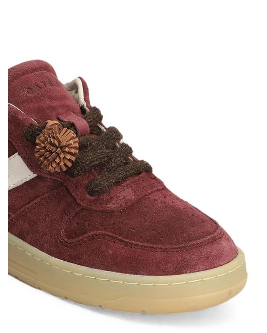 Date Brown Court 2.0 Suede Sneakers