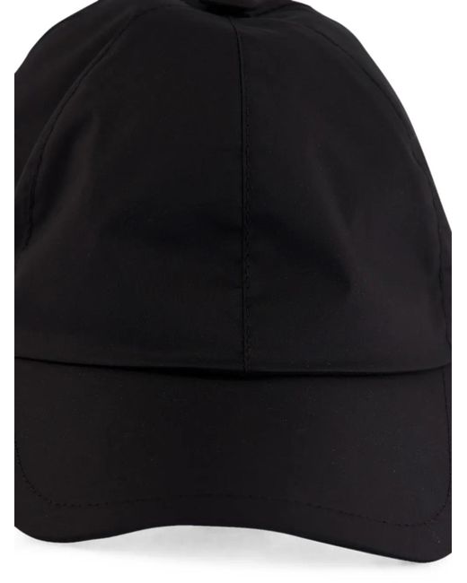 Fedeli Black Logo-Plaque Baseball Cap for men