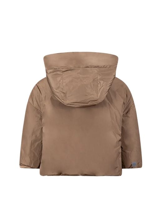 Chaqueta The Cube Reversible Con Capucha Max Mara de color Natural
