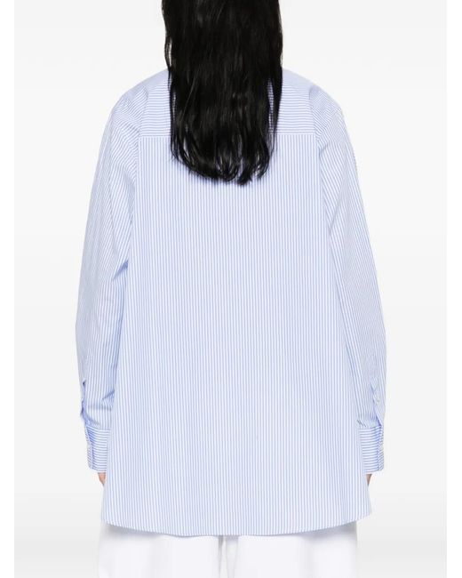 Manuel Ritz Blue Striped Shirt