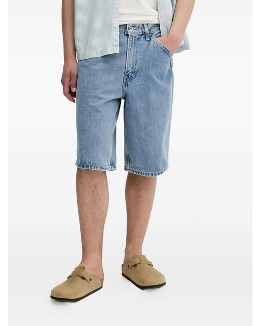 Levi's Blue Knee Length Shorts for men