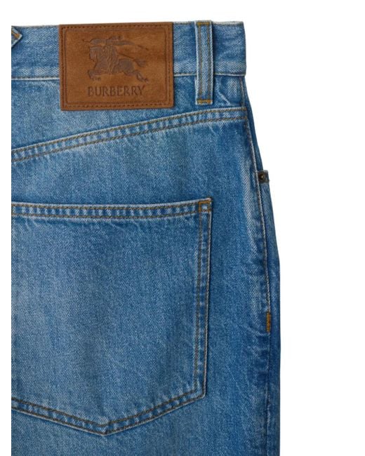 Burberry Blue Loose Jeans for men