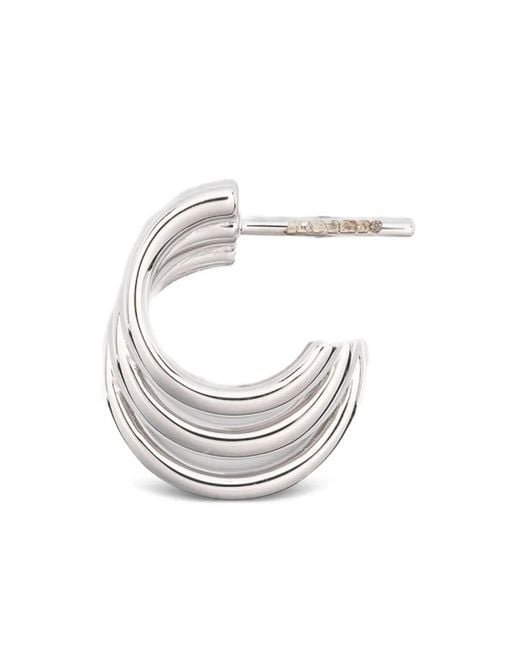 Shaun Leane White Bound Hoop Single Earring