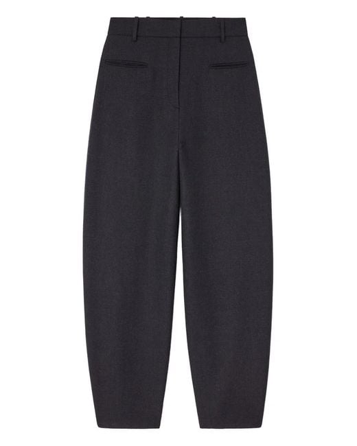 Ganni Blue Wool Suiting Pants
