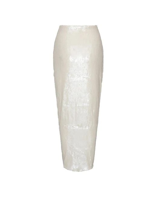 ROTATE BIRGER CHRISTENSEN White Jupe À Sequins