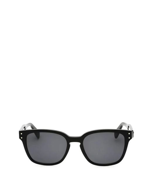 Ferragamo Eyewear Black Rectangle-Frame Sunglasses for men