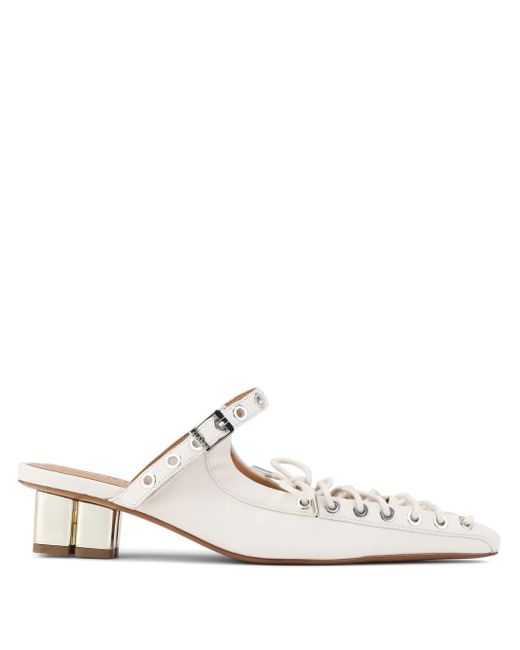 Mules di Ganni in White