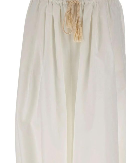 THE GARMENT White Pantalon Bazaar À Lien De Resserrage