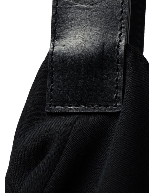 Y's Yohji Yamamoto Black One-shoulder Wool Backpack
