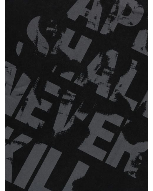 A Bathing Ape Black Graphic T-Shirt for men
