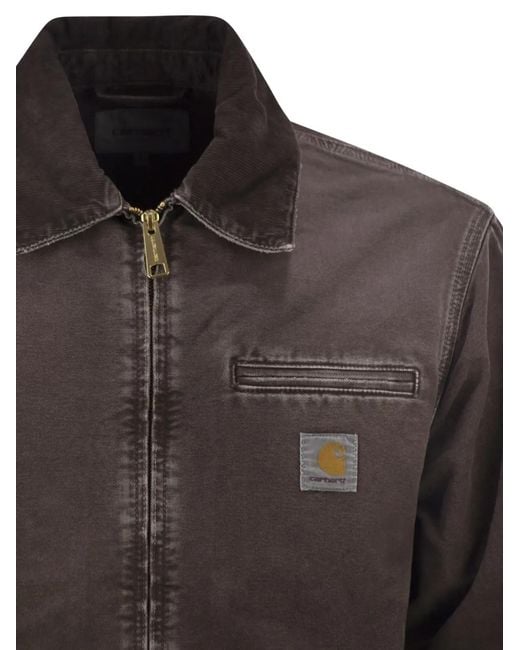 Carhartt Brown Detroit Zip-Up Jacket