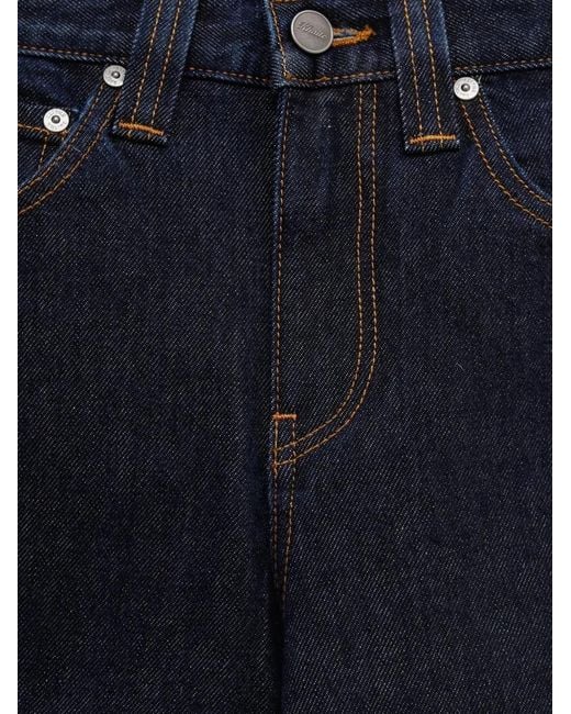 Khaite Blue Zip-Up Denim Jeans