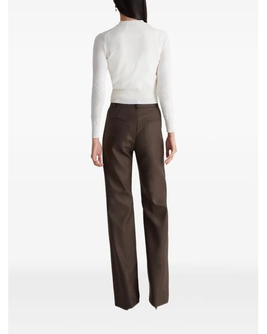 Violante Nessi Brown Francis Flared Trousers