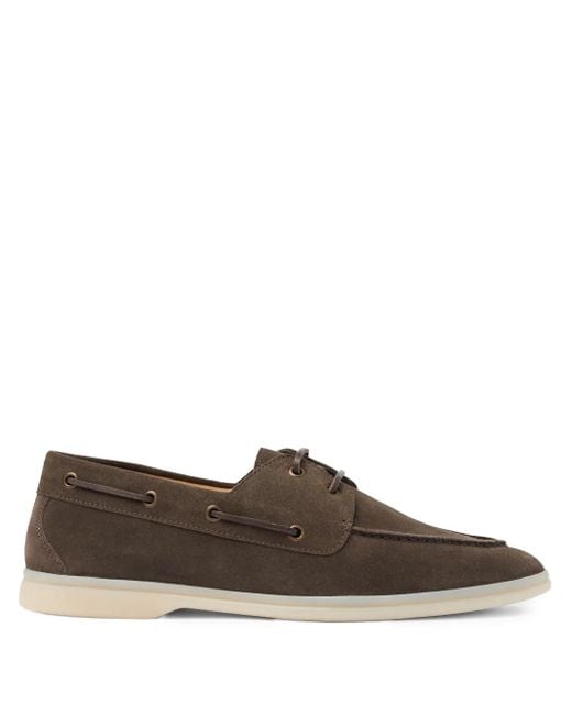 Scarosso Leren Bootschoenen in het Brown voor heren