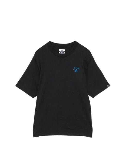 SPORT b. by agnès b. Black Wildflower Box T-Shirt for men
