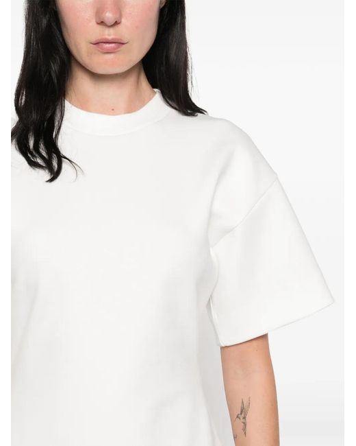LA PISCINE White Short-Sleeve T-Shirt
