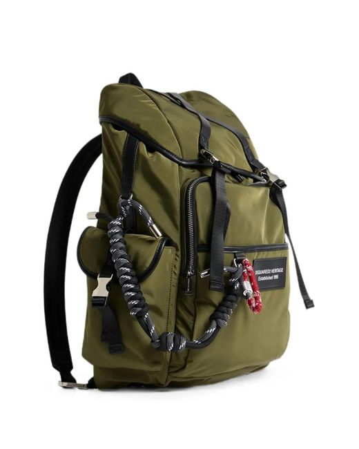 DSquared² Green Heritage Backpack for men