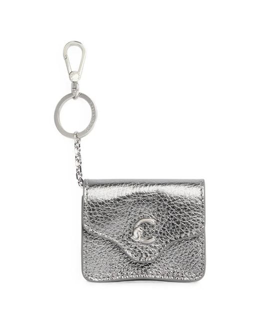 Coccinelle Gray C-Me Logo-Plaque Airpods Case