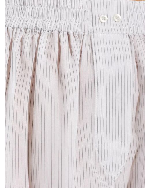 Alexander Wang ストライプ ショートパンツ White
