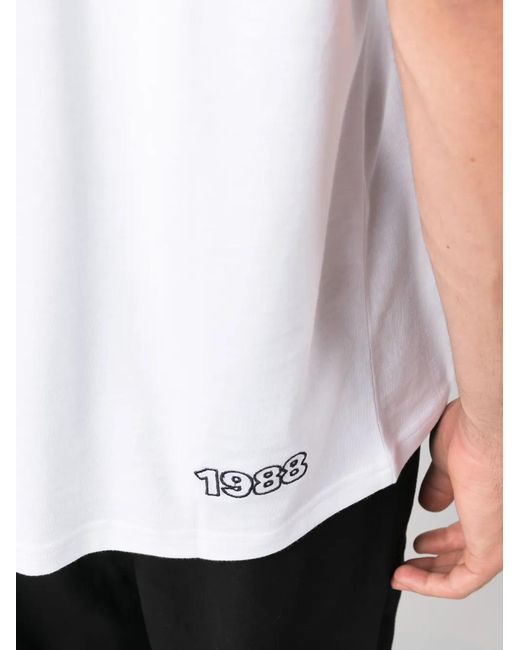Gcds White "G" Graffiti Loose Tee for men