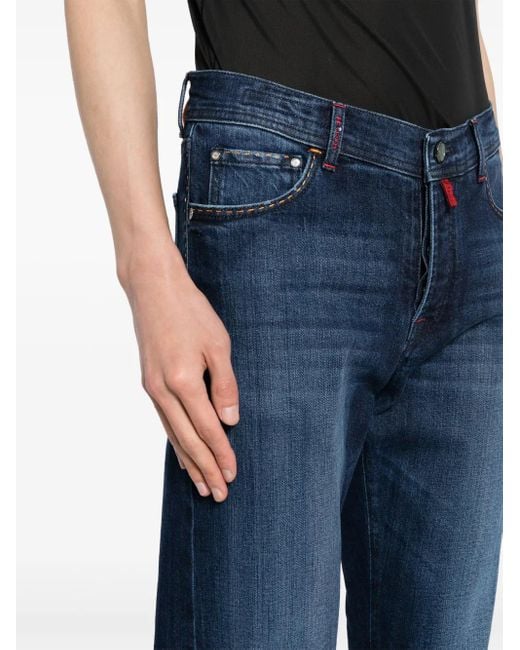 メンズ Kiton ストレートジーンズ Blue