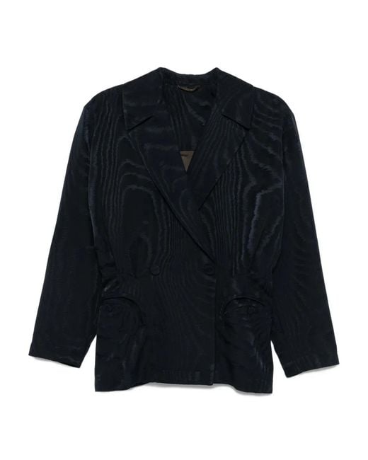 Blazé Milano Blue Double-Breasted Blazer