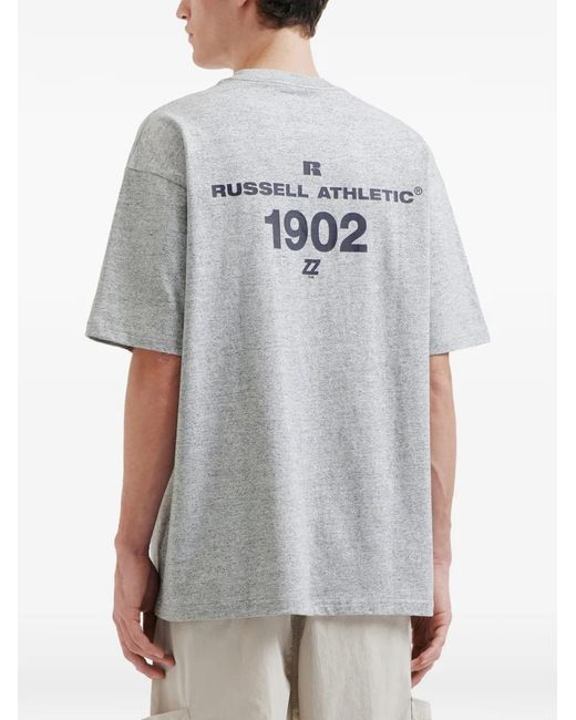 Izzue Gray Patch T-Shirt for men