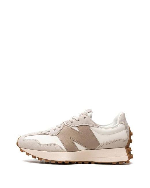 New Balance White 327 Sneakers