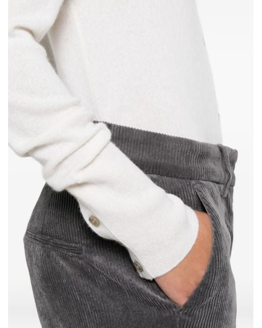 Lisa Yang White Button-Front Cardigan