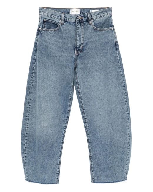 Vaqueros Bubble capri FRAME de color Blue