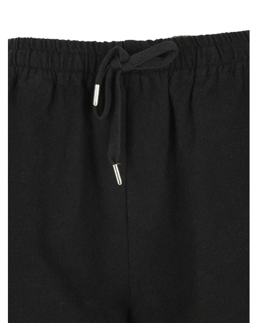 Isabel Marant Black Balyme Broderie-Anglaise Shorts