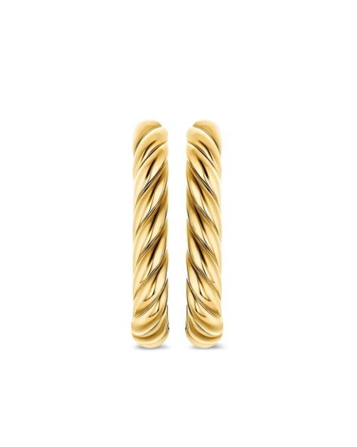David Yurman Metallic 18Kt Madison Gelbgoldohrringe
