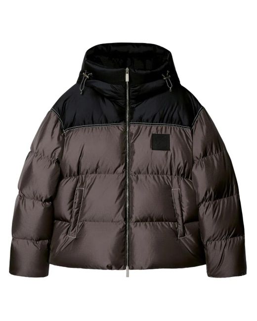 Off-White c/o Virgil Abloh Black Arrow Logo Patch Down Jacket for men