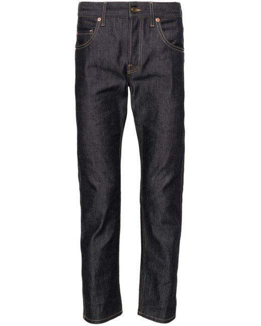 Gucci Slim-Fit-Jeans mit Horsebit-Detail in Blue für Herren
