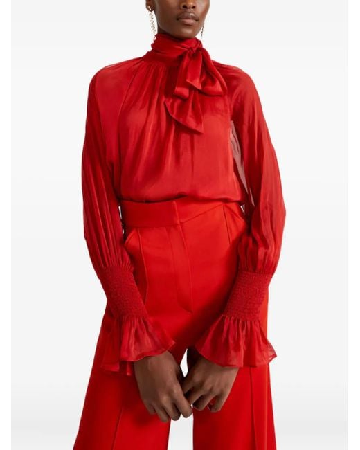 Temperley London Quintette ブラウス Red