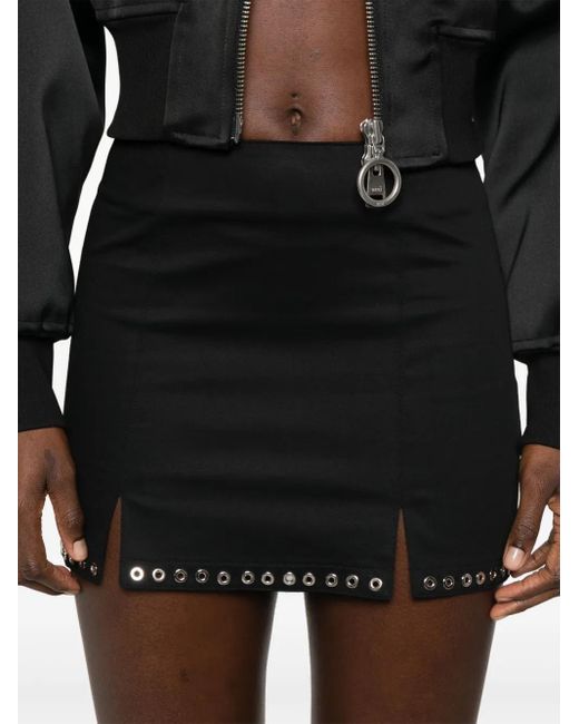 Ludovic de Saint Sernin Black Lisette Mini Skirt