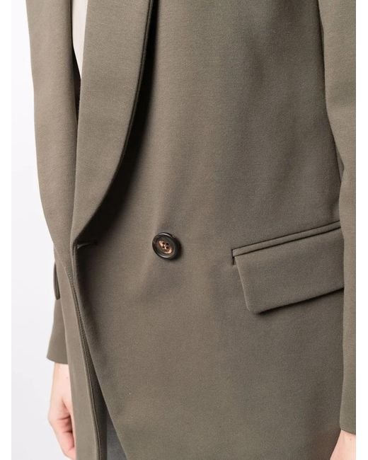 Brunello Cucinelli Brown Tailored-Cut Single-Breasted Blazer