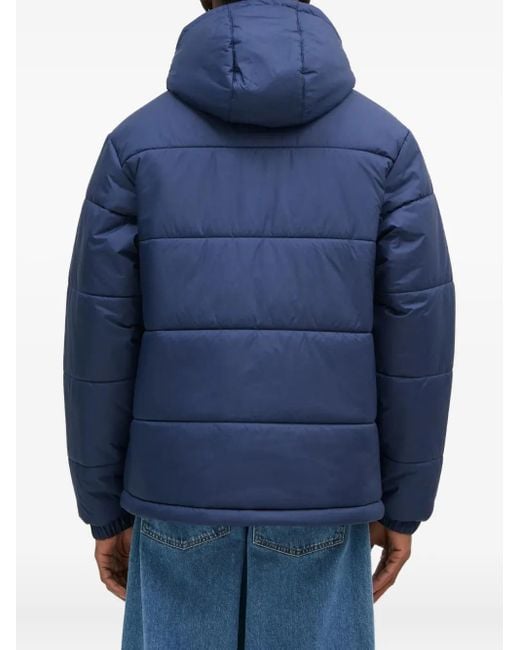 Plumífero con diseño reversible Adidas de hombre de color Blue