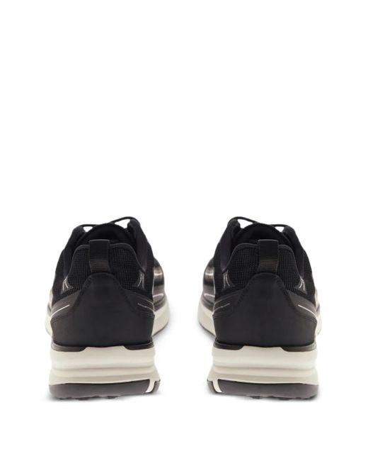 Herno Black Panelled Sneakers for men