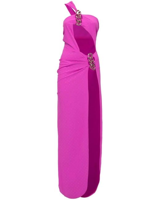 Gcds Pink Bling Midi Dress