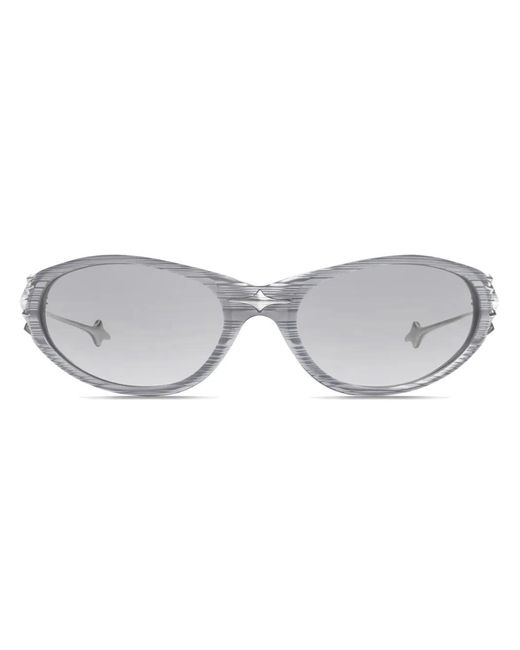 Gentle Monster Gray Ex Sr3 Goggle-Frame Sunglasses