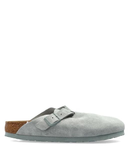 Birkenstock Gray Boston Bs Slides