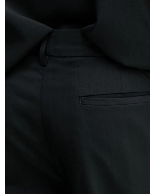 Shorts Con Pieghe di Barena in Black da Uomo