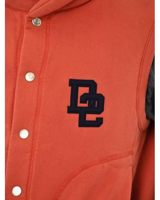 DSquared² Orange Snap-Button Gilet for men