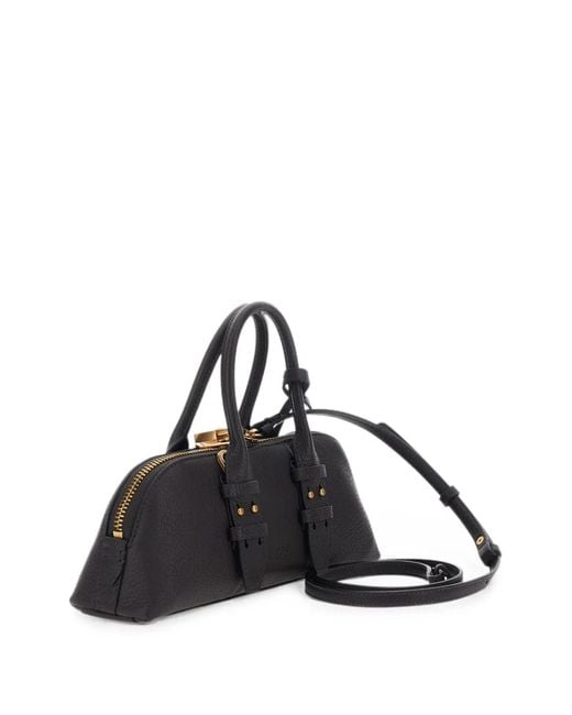 Pinko Black Escape Bag Horizontal Small Handbag
