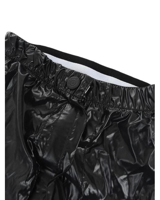 DSquared² Black Elasticated Touch-Strap Leg Warmers