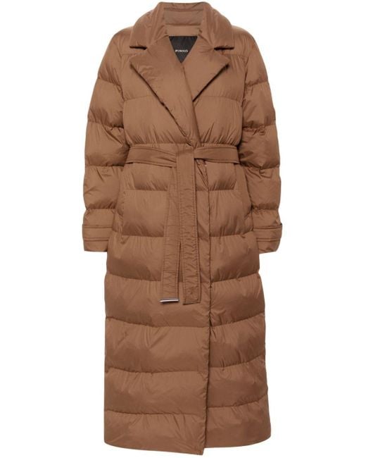 Pinko Brown Taccuino Puffer Coat