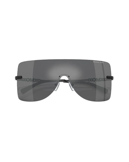 Michael Kors Gray London Shield-frame Sunglasses