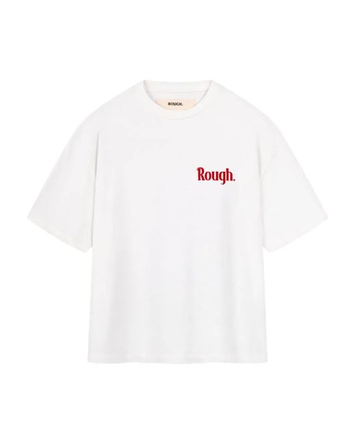 ROUGH T-Shirt Mit Grafischem Print in White für Herren