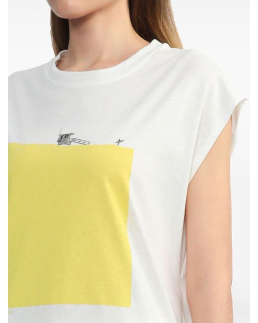 T-shirt Dory di A.P.C. in Yellow